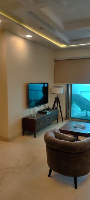 Living Room in 2.5 BHK Apartment at DB Orchid Woods, Goregaon East – for Rent