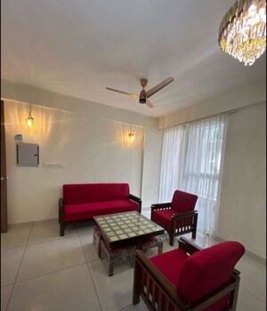 Living Room in 3 BHK Apartment at Allwin El Spazia, Sanauli – for Rent