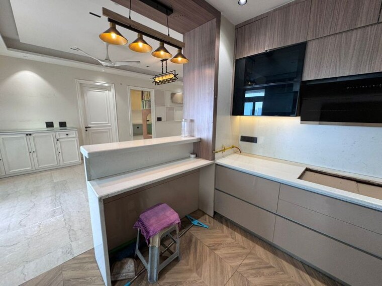 Kitchen, t-and-t-eutopia-phase-1 4 Bedroom 2495 Sq.Ft. Apartment In Siddharth Vihar Ghaziabad 10273638