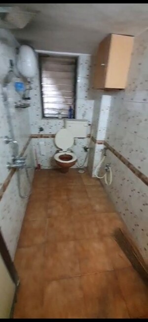 Bathroom in 1 BHK Apartment at Bharti Enclave, Malad West – for Rent