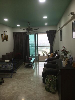 Living Room in 4 BHK Apartment at DB Orchid Woods, Goregaon East – for Rent