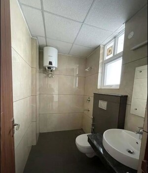 Bathroom in 3 BHK Apartment at Allwin El Spazia, Sanauli – for Rent