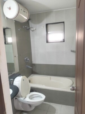 Bathroom in 1 BHK Apartment at Kubera Park, Kondhwa – for Rent