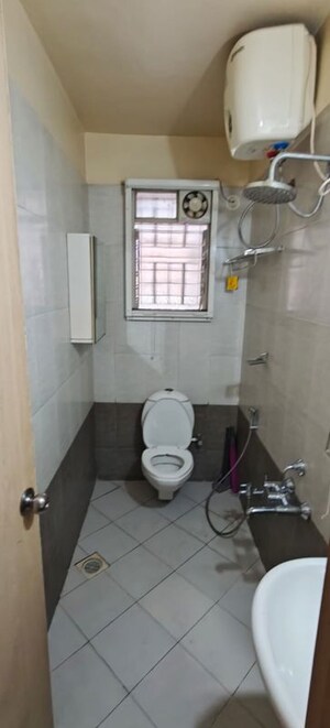 Bathroom in 3 BHK Builder Floor at Prisma Prime, Chikhali – for Rent