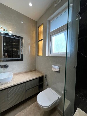 Kitchen in 3 BHK Builder Floor at Greater Kailash I – for Sale