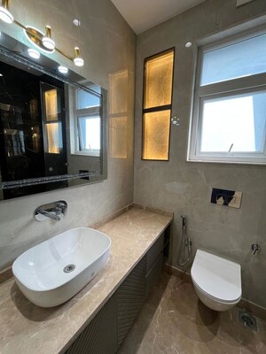 Bathroom in 3 BHK Builder Floor at Greater Kailash I – for Sale