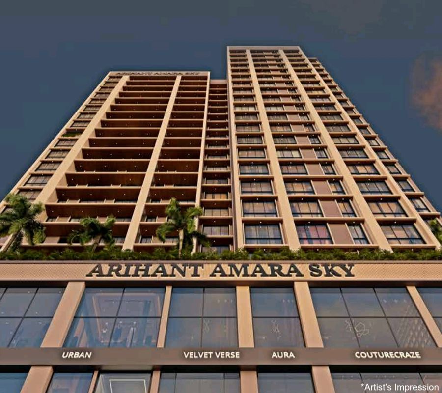 3 BHK 890 Sq.Ft. Apartment in Arihant Amara Sky
