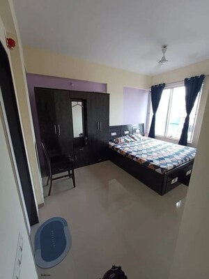 Bedroom in 2 BHK Apartment at Duville Riverdale Heights, Kharadi – for Rent
