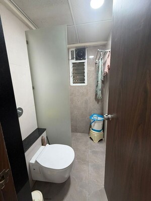 Bathroom in 2 BHK Apartment at Duville Riverdale Heights, Kharadi – for Rent