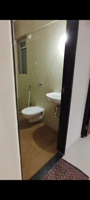 Bathroom in 1 BHK Apartment at Raunak Bliss, Ghodbunder Road – for Rent