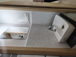 Bathroom in 2 BHK Apartment at Kohinoor Courtyard One, Wakad – for Rent