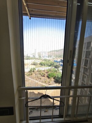 Balcony in 2 BHK Apartment at Cosmos Jewels, Ghodbunder Road – for Rent