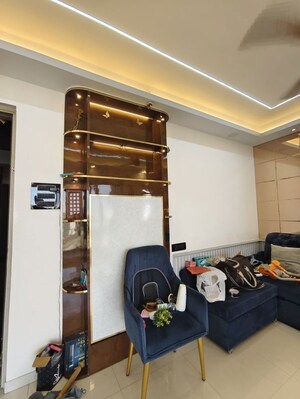 Living Room in 1 BHK Apartment at Puraniks Tokyo Bay, Kasarvadavali – for Rent