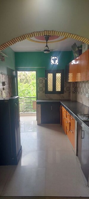 Kitchen in 2 BHK Builder Floor at Malka Ganj – for Rent