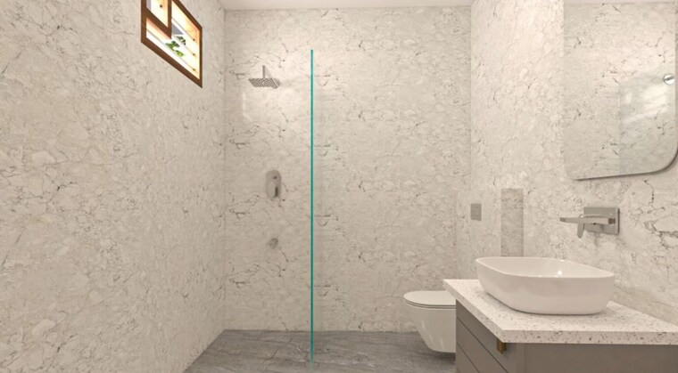 Bathroom, godrej-retreat 3 Bedroom 180 Sq.Yd. Builder Floor In Sector 83 Faridabad 8770206