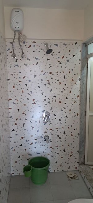 Bathroom in 1 BHK Apartment at Raunak Residency Thane, Pokhran Road No One – for Rent