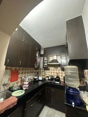 Kitchen in 2.5 BHK Builder Floor at Kalkaji – for Rent