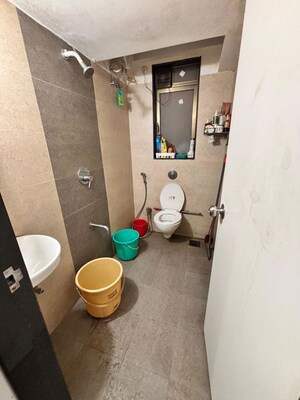 Bathroom in 2.5 BHK Apartment at Chandak Nishchay Phase 2, Borivali East – for Rent
