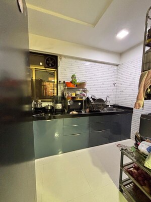 Kitchen in 2.5 BHK Apartment at Chandak Nishchay Phase 2, Borivali East – for Rent