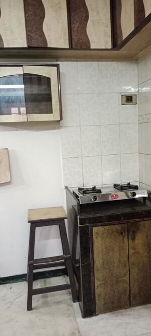 Kitchen in 1 BHK Apartment at God Gifts Building, Lower Parel – for Rent