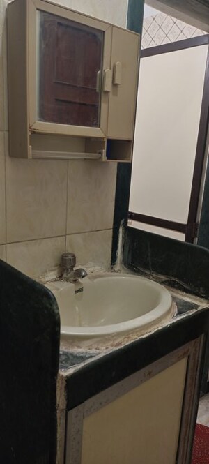Bathroom in 1 BHK Apartment at God Gifts Building, Lower Parel – for Rent