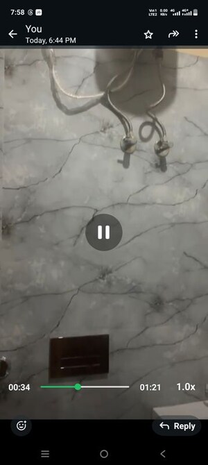 Bathroom in 2 BHK Builder Floor at Dehrakhas – for Rent