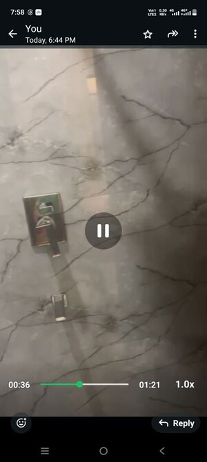 Bathroom in 2 BHK Builder Floor at Dehrakhas – for Rent