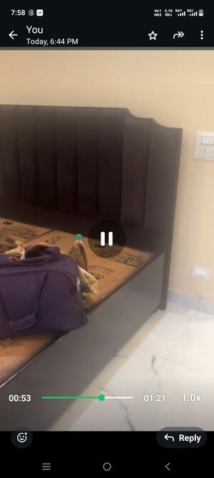 Bedroom in 2 BHK Builder Floor at Dehrakhas – for Rent