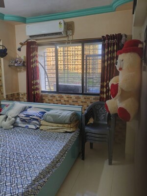 Bedroom in 1 BHK Apartment at Mangeshi Dham Tower, Kalyan West – for Rent