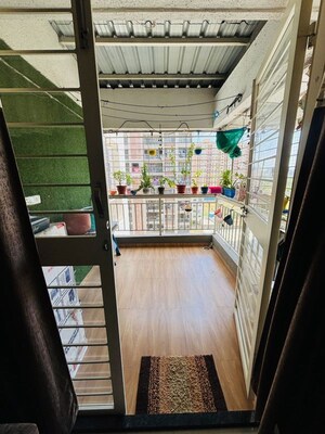 Balcony in 2 BHK Apartment at Bhoomi Skylar, Ravet – for Rent