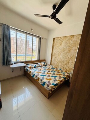 Bedroom in 2 BHK Apartment at Bhoomi Skylar, Ravet – for Rent