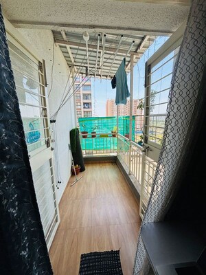 Balcony in 2 BHK Apartment at Bhoomi Skylar, Ravet – for Rent