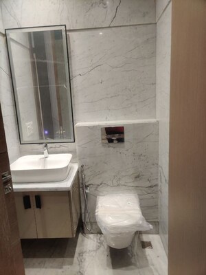 Bathroom in 3 BHK Apartment at Green Park Extension – for Rent