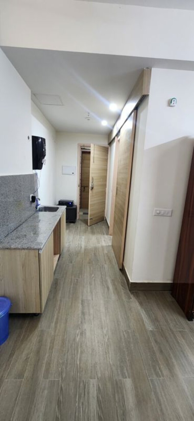 Kitchen, gaur-runway-suites 1 RK 460 Sq.Ft. Builder Floor In Gaur Yamuna City Greater Noida 10274324