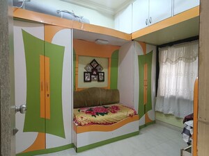 Bedroom in 2 BHK Apartment at Neeta Park Society, Yerawada – for Rent