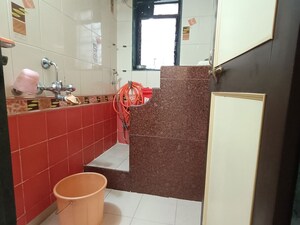 Bathroom in 2 BHK Apartment at Neeta Park Society, Yerawada – for Rent