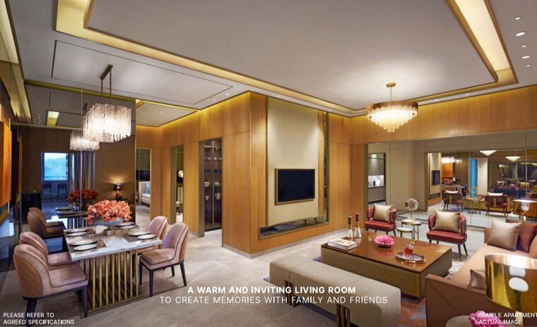 Living Room, sobha-crescent 3 Bedroom 2277 Sq.Ft. Apartment In Sector 63a Gurgaon 10274553