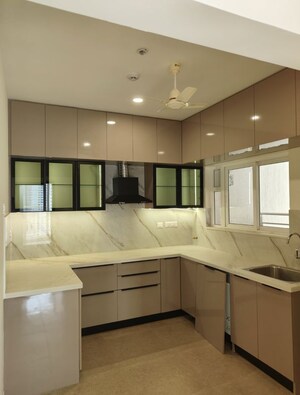 Kitchen in 3 BHK Apartment at Prestige Beverly Hills, Kokapet – for Rent