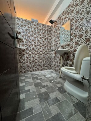 Bathroom in 2 BHK Apartment at Chattarpur – for Rent