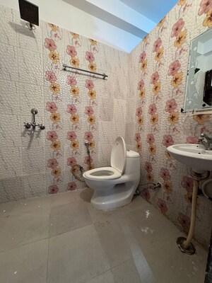 Bathroom in 2 BHK Apartment at Chattarpur – for Rent