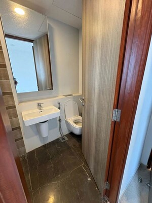 Bathroom in 2 BHK Apartment at Lodha The Park, Worli – for Rent