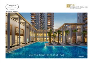 Swimming Pool in 4 BHK Apartment at Sobha Crescent, Sector 63a – for Sale