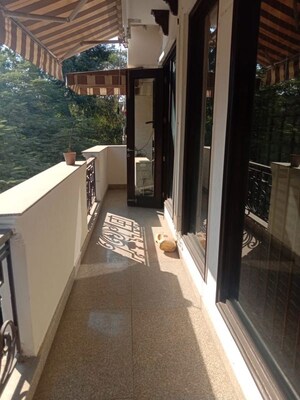 Balcony in 4 BHK Builder Floor at Pamposh Enclave – for Rent