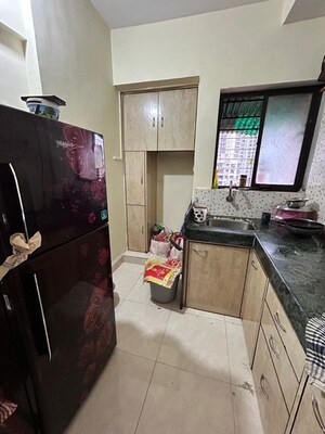 Kitchen in 1 BHK Apartment at Rutu Enclave, Kasarvadavali – for Rent