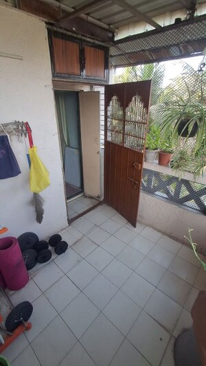 Balcony in 2 BHK Apartment at Bali Vishnu Prasad Tower, Dombivli West – for Rent