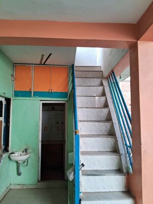 Staircase in 1 RK Independent House at Chandkheda – for Rent