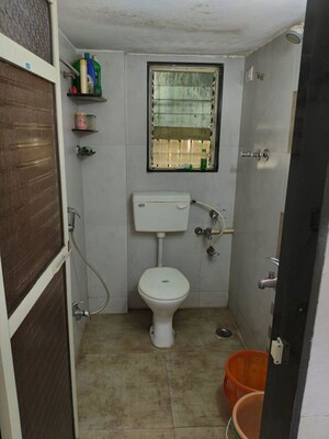 Bathroom in 2 BHK Apartment at Shri Siddhivinayak Tower, Dombivli West – for Rent