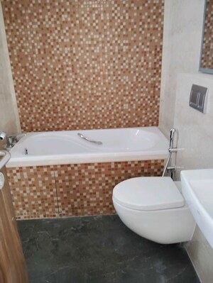 Bathroom in 4 BHK Apartment at Lodha The Park, Worli – for Rent