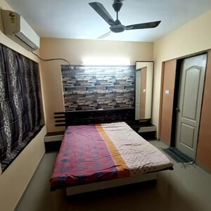 Bedroom in 2 BHK Apartment at Essen Shonest Towers, Wakad – for Rent