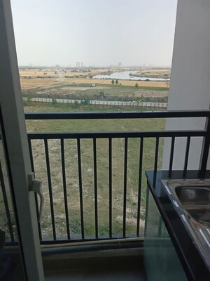 Balcony in 2 BHK Apartment at Eldeco Live By The Greens, Sector 150 – for Rent